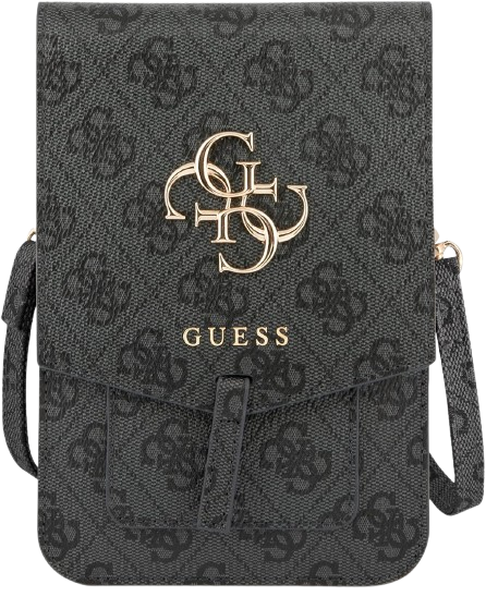 GUESS BANDOLERA 4G BIG LOGO GRIS