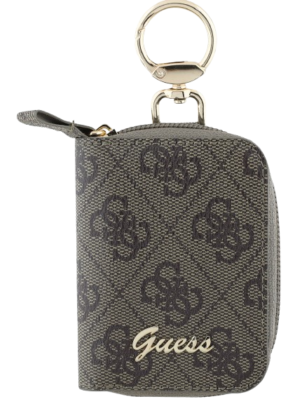 GUESS MONEDERO/TARJETERO 4G TRIANGLE MARRON