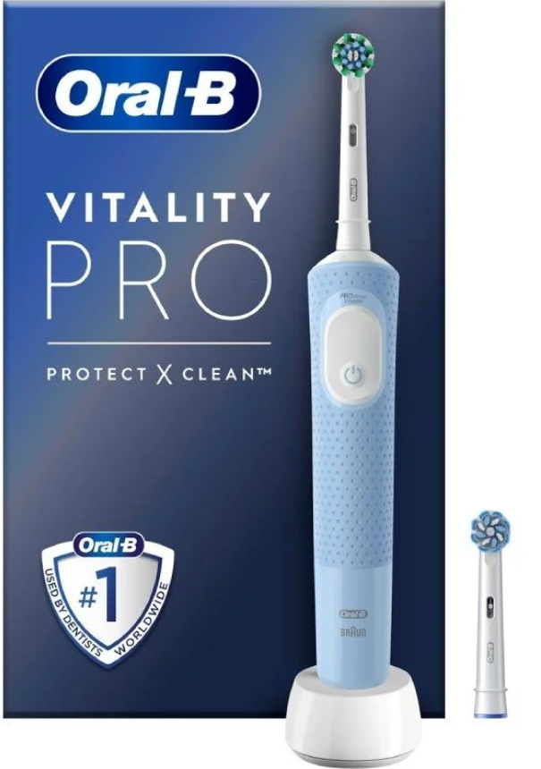 BRAUN CEPILLO DE DIENTES ORAL-B VITALITY PRO + 1 RECAMBIO AZUL