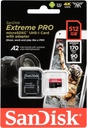 SANDISK EXTREME PRO A2 MICRO SDXC 512GB