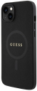 GUESS CARCASA SAFFIANO MAGSAFE IPHONE 15 PLUS NEGRO