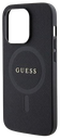 GUESS CARCASA SAFFIANO MAGSAFE IPHONE 15 PRO MAX NEGRO