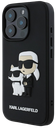 KARL LAGERFELD CARCASA 3D RUBBER K&C IPHONE 16 PRO MAX NEGRO