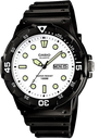 CASIO RELOJ MRW-200H-7E ESFERA BLANCA / CORREA NEGRA