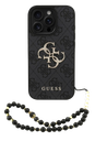 GUESS CARCASA 4G STRAP IPHONE 15 PRO MAX NEGRO