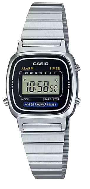 CASIO RELOJ LA-670WA-1D ACERO