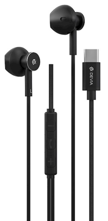 DEVIA AURICULAR SMART METAL M2 TIPO C NEGRO