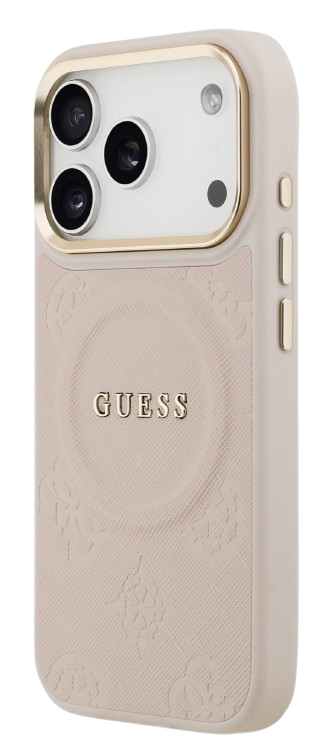 GUESS CARCASA MAGSAFE PEONY IPHONE 17 PRO ROSA