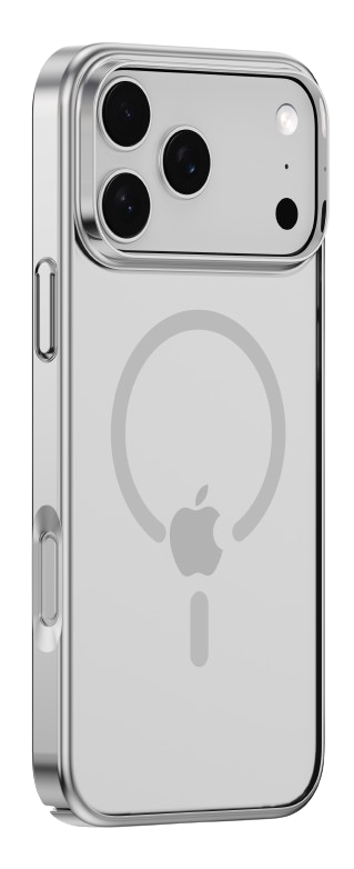 DEVIA CARCASA GLIMMER MAGNETIC IPHONE 17 PRO MAX PLATA