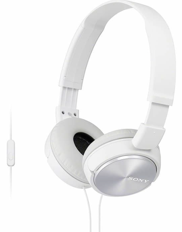 SONY AURICULAR MDRZX310APW TIPO DIADEMA CON CABLE MICRO BLANCO