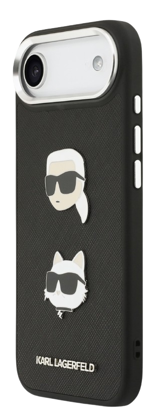KARL LAGERFELD CARCASA GRAINED K&C HEADS IPHONE AIR NEGRO