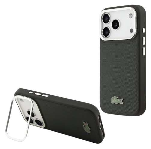 LACOSTE CARCASA MAGSAFE SOPORTE CAMARA IPHONE 17 PRO VERDE