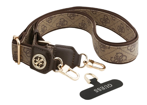 GUESS COLGANTE UNIVERSAL 4G STRASS MARRON