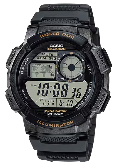 CASIO RELOJ AE-1000W-1A NEGRO