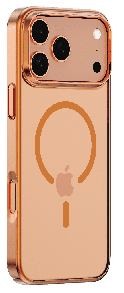 DEVIA CARCASA GLIMMER MAGNETIC IPHONE 17 PRO NARANJA