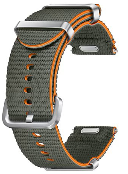 SAMSUNG CORREA SPORT GALAXY WATCH 4/ 5/ 5 PRO / 6/ 7 M/L VERDE/NARANJA