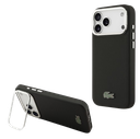 LACOSTE CARCASA MAGSAFE SOPORTE CAMARA IPHONE 17 PRO NEGRO