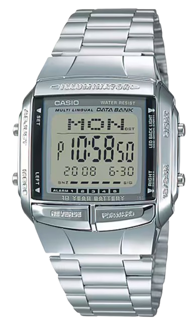 CASIO RELOJ DB-360-1A PLATA