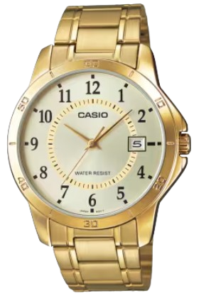 CASIO RELOJ MTP-V004G-9B DORADO