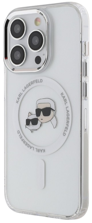 KARL LAGERFELD CARCASA MAGSAFE IML K&C HEADS IPHONE 15 PRO MAX