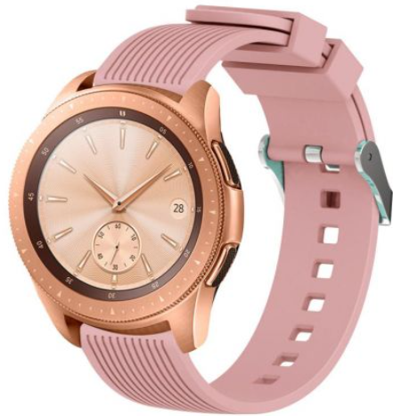 DEVIA correa silicona SAMSUNG/HUAWEI/AMAZFIT 46mm ROSA