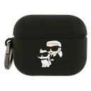 KARL LAGERFELD FUNDA SILICONA K&C NFT 3D AIRPODS PRO 3 NEGRO