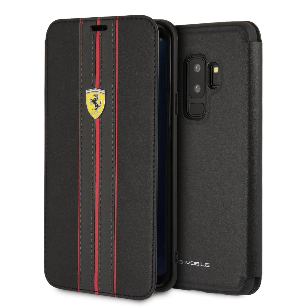 FERRARI FUNDA ON TRACK SAMSUNG GALAXY S9+ NEGRO