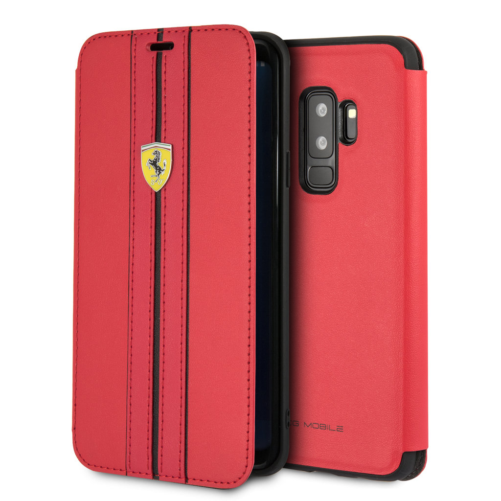 FERRARI FUNDA ON TRACK SAMSUNG GALAXY S9+ ROJO