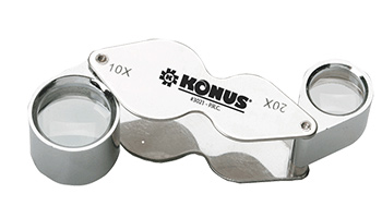 KONUS lupa DUAL LENS 10X/20X