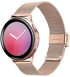 [DSTWBB22RG] DEVIA correa MILANESA SAMSUNG/HUAWEI/AMAZFIT ORO ROSA 22mm.