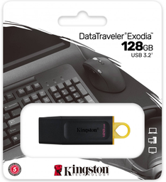 [DTX128GB] KINGSTON  PENDRIVE 128GB DATATRAVELER EXODIA USB 3.2