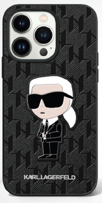 KARL LAGERFELD CARCASA PATCH IKONIK NFT IPHONE 14 PLUS