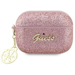 [GUAPGLGSHP] GUESS FUNDA GLITTER FLAKE AIRPODS PRO ROSA