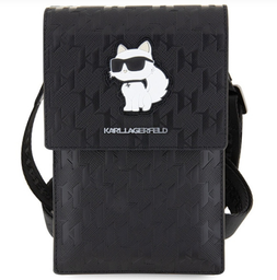 [KLWBSAKHPCK] KARL LAGERFELD BANDOLERA SAFFIANO CHOUPETTE NEGRO