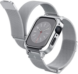 [ACS04584] SPIGEN CARCASA/CORREA  APPLE WATCH METAL FIT PRO 9/8/7 42/44/45/49mm PLATA