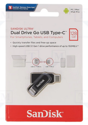 [SDDDC3128G] SANDISK PENDRIVE DUAL USB - TYPE C 128GB
