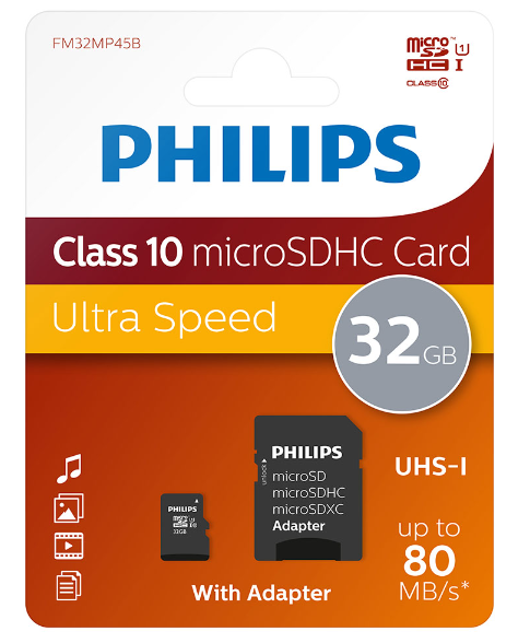 PHILIPS TARJETA  MICRO SD 32GB