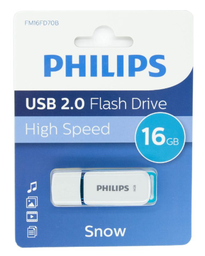 [FM16FD70B] PHILIPS PENDRIVE 16GB SNOW OCEAN BLUE