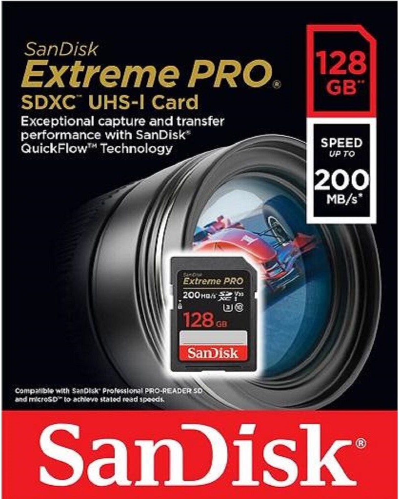 SANDISK EXTREME PRO SDXC 128GB