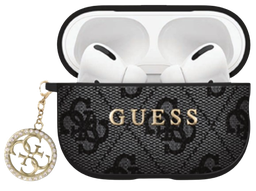 [GUA4P4E4CDK] GUESS FUNDA 4G STRASS CHARM AIRPODS 4 NEGRO
