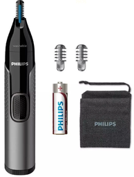 [NT3650/16] PHILIPS PERFILADOR DE NARIZ 3650 A PILAS + 3 ACCESORIOS