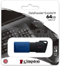 [DTXM/64GB] KINGSTON  PENDRIVE 64GB DATA TRAVELER  EXODIA USB 3.2