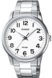 [MTP1303D7B] CASIO RELOJ MTP-1303D-7B ESFERA BLANCA CORREA ACERO