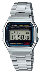 [A158WA1DF] CASIO RELOJ A-158WA-1D VINTAGE PLATA