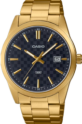 [MTPVD03G1A] CASIO RELOJ MTP-VD03G-1A ESFERA NEGRA / DORADO