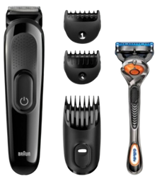 [SK3000] BRAUN CORTABARBAS SK3000 CON BATERIA/ 3 ACCESORIOS/ GILLETE F5 PROGLIDE