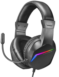 [MH122] MARS GAMING AURICULARES RGB MH122 JACK NEGRO