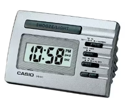 [DQ5418R] CASIO DESPERTADOR DQ-541-8R GRIS