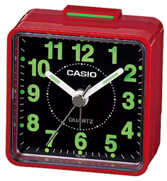 [TQ1404] CASIO DESPERTADOR TQ-140-4D ROJO / NEGRO
