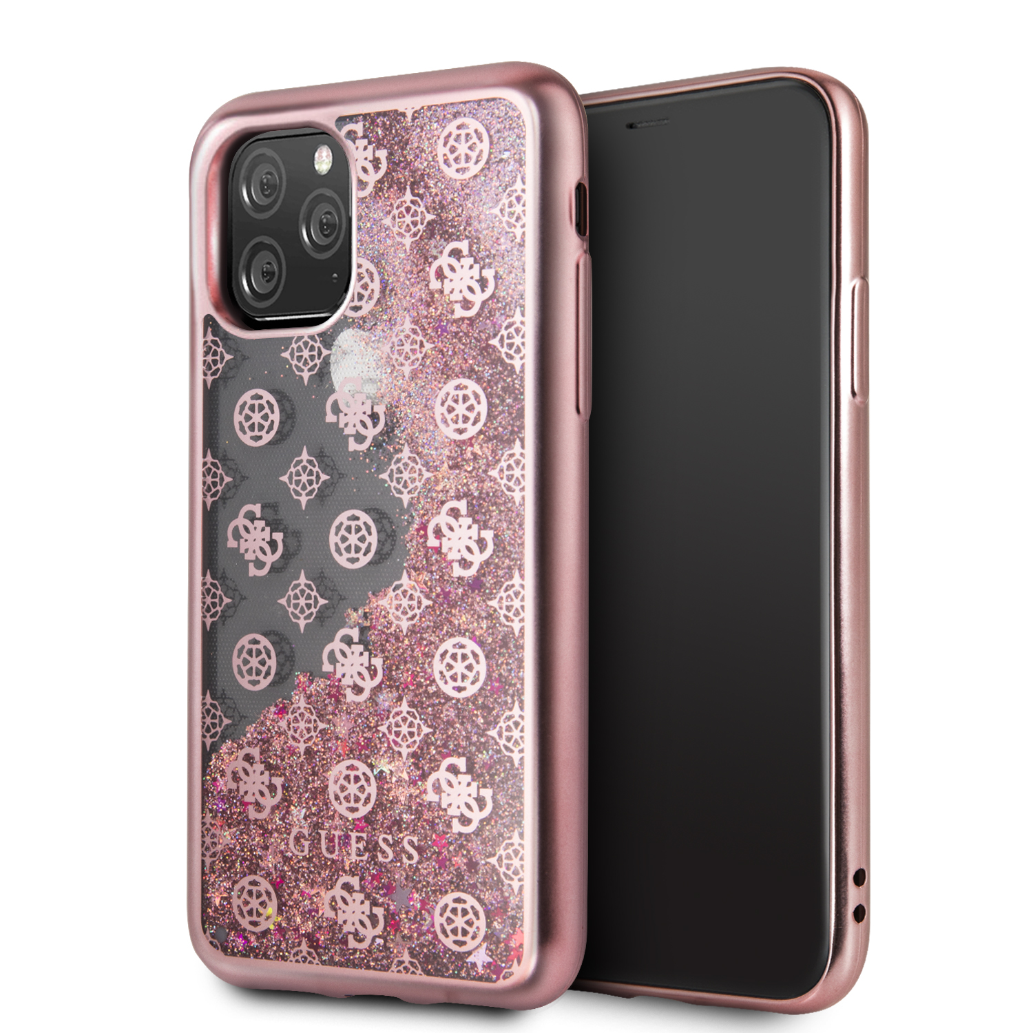 GUESS CARCASA 'PEONY' IPHONE 11 PRO ROSA